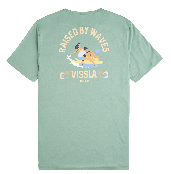 VISSLA - Offshore Pleasure Ss Tee Jade