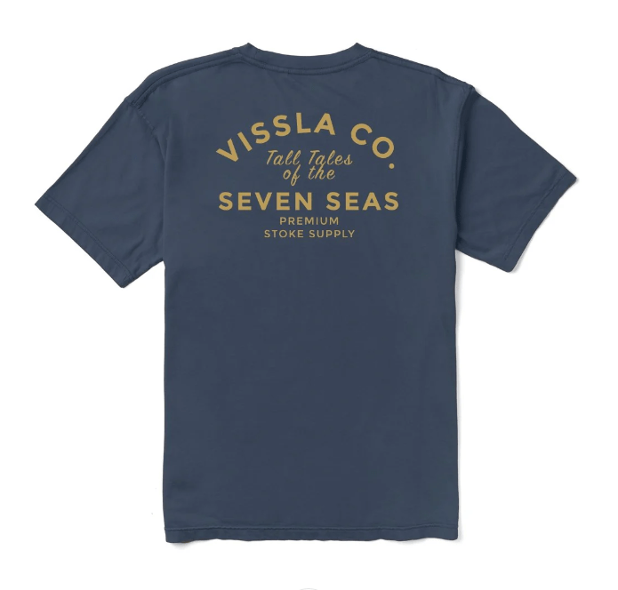 VISSLA - Premium Stoke Premium Pkt Tee, NVY