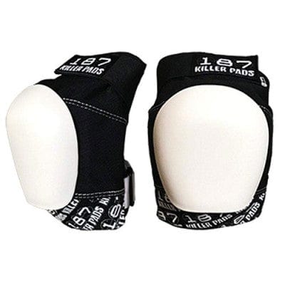 187 Killer Pads Ginocchiere Pro Knee Black/White