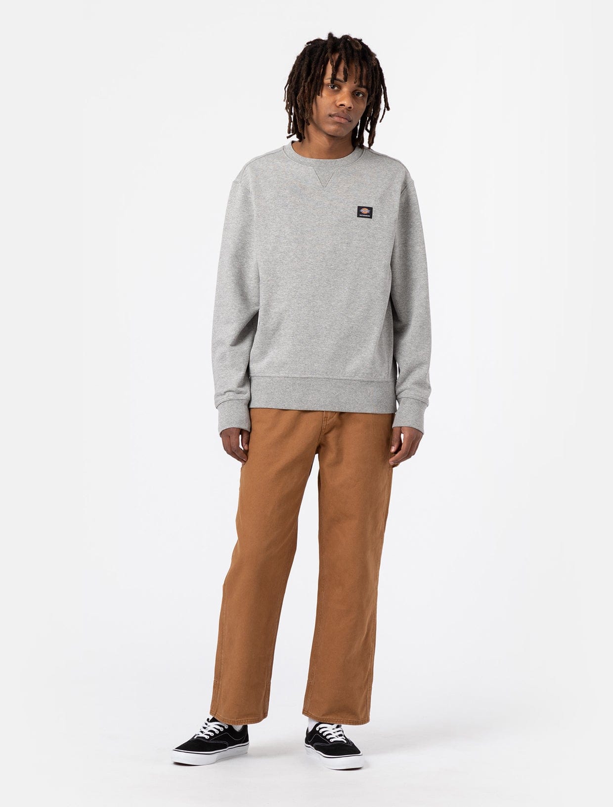 Felpa Dickies Mount Vista Sweatshirt Grey Melange