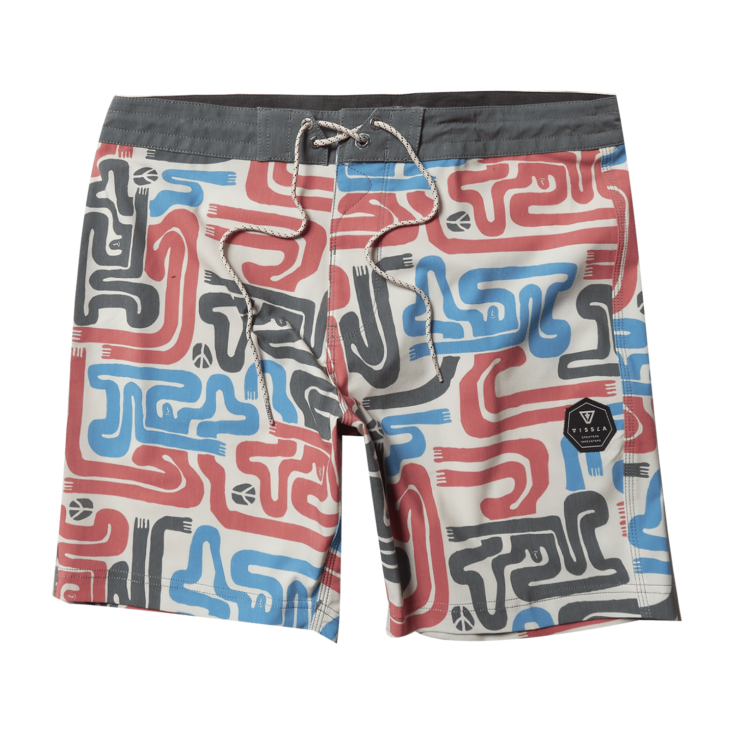 Vissla More Mate Less Hate 17.5" Boardshort Bone